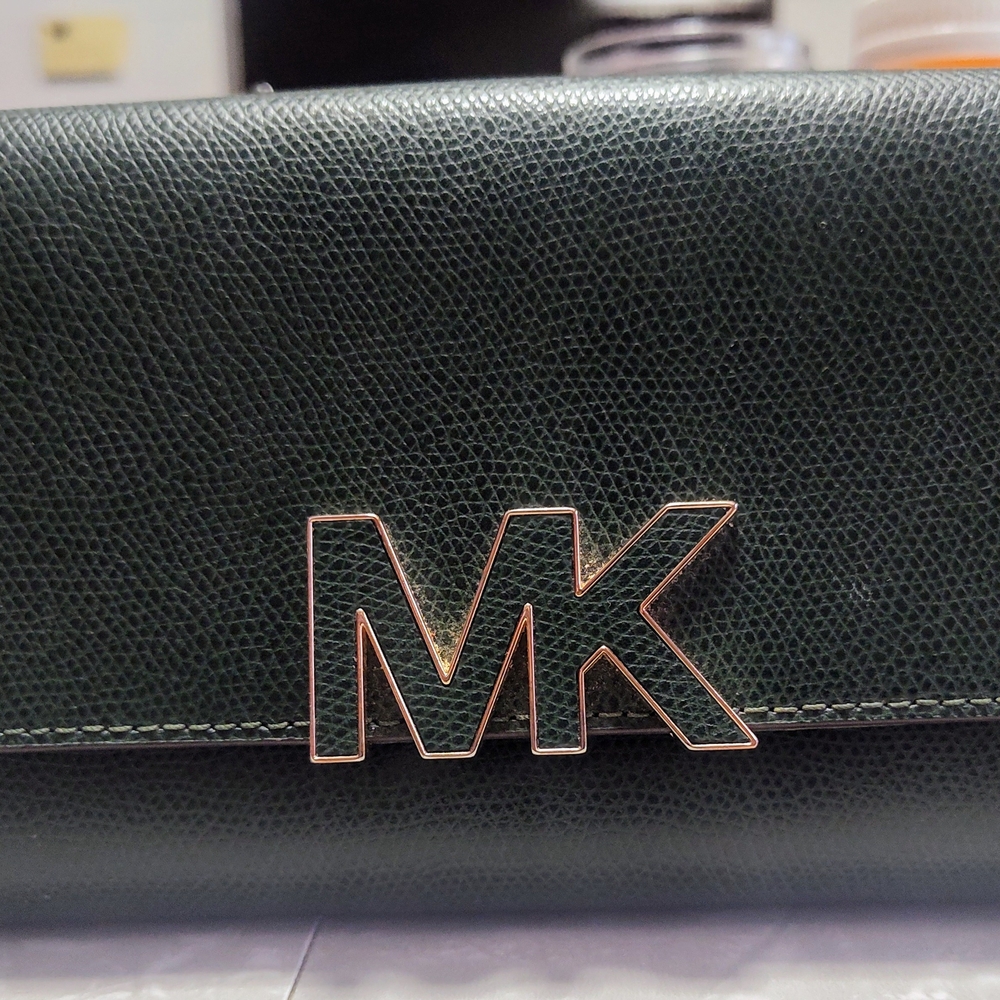 Michael Kors Dark Green Wallet